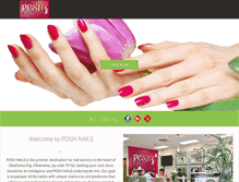 Tablet Screenshot of poshnailsok.com